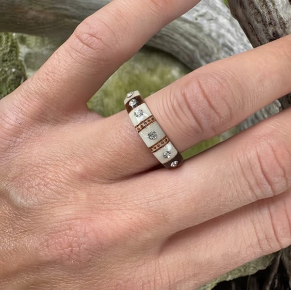 🔥LAST DAY 49% OFF--💍Hand Carved Antler Ring