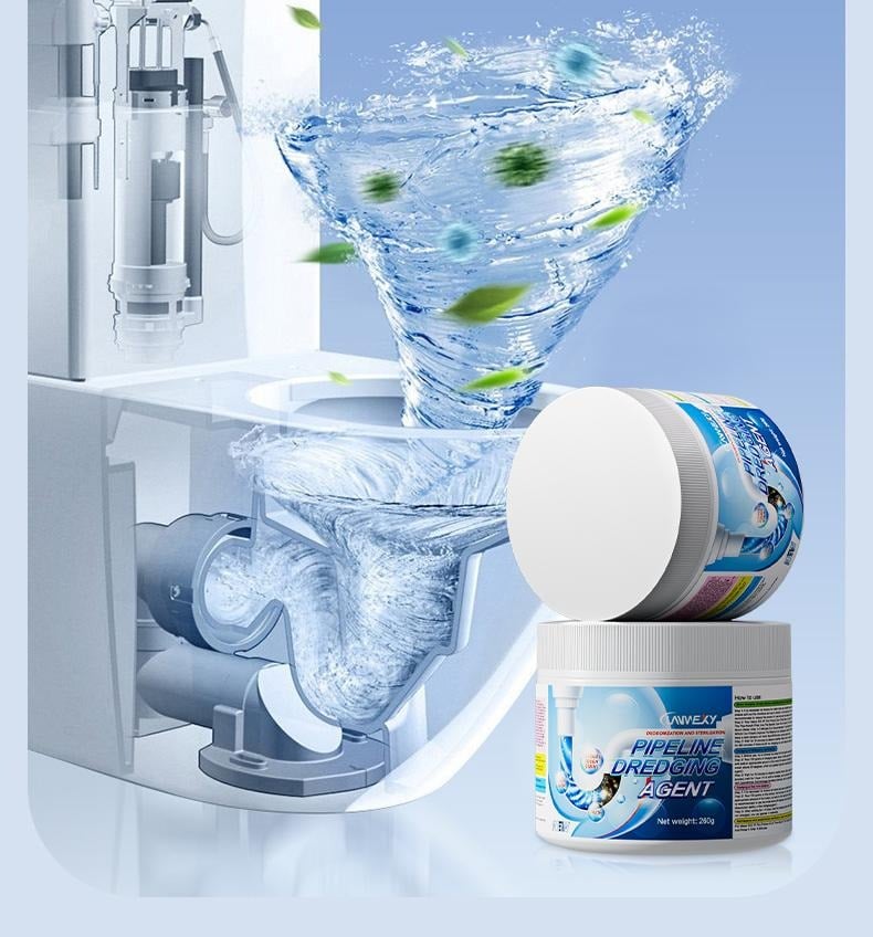 Powerful & Gentle Pipe Dredging Agent -For Kitchen & Toilet Pipelines