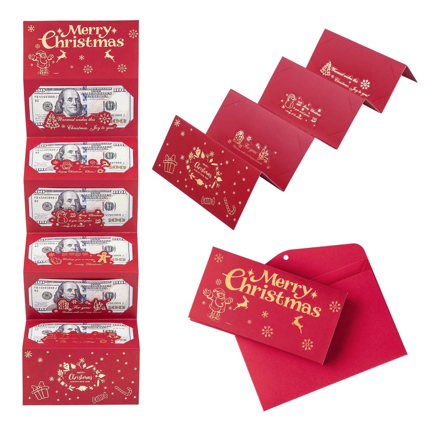 🎄Christmas Sales 49% OFF-🎅💸Christmas Cash Gift Envelope– A creative way to give cash this Christmas!