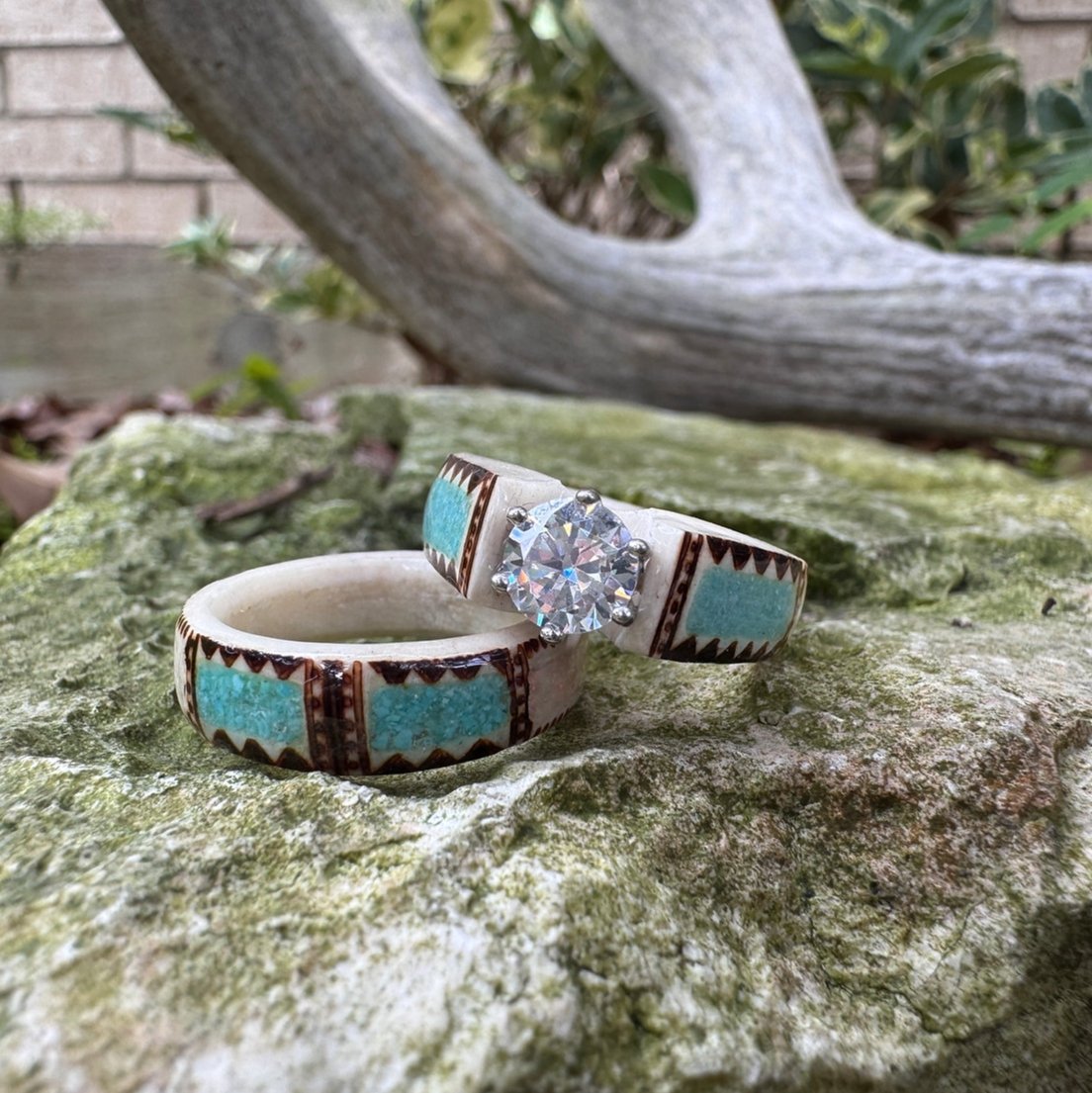 🔥LAST DAY 49% OFF--💍Hand Carved Antler Ring