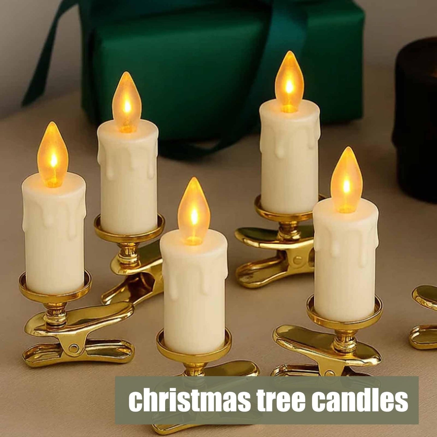✨Flameless Clip-On Christmas Tree Candles