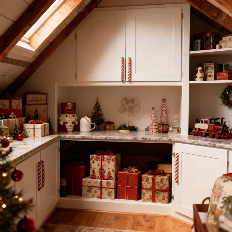 🎄Early Christmas Sale-Festive Red Peppermint Stick Cabinet Handlez(Set of 2)