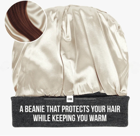 🎄Christmas-Sale 49% Off - Unisex Silk Lined Warm Beanie