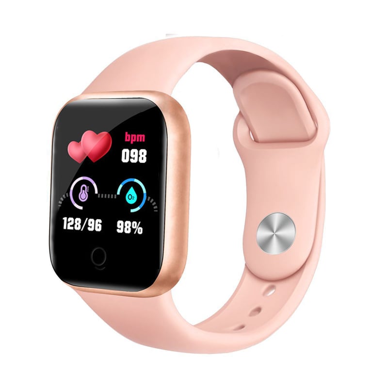 [All day monitoring of heart rate and blood pressure] Bluetooth fashion smartwatch
