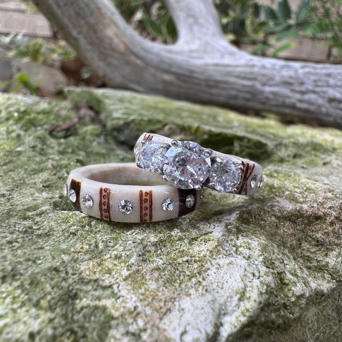 🔥LAST DAY 49% OFF--💍Hand Carved Antler Ring