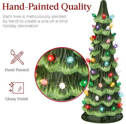 🏆Flash Sale⚡ 50K+ SOLD! Almost Gone-🎁🎄Retro Hand-Painted Tabletop Christmas Trees(⏰Limited Quantities Available)