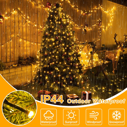 🎄Holiday Pre-Sale Save 49%🔥Christmas Tree Waterfall Lights with Ring