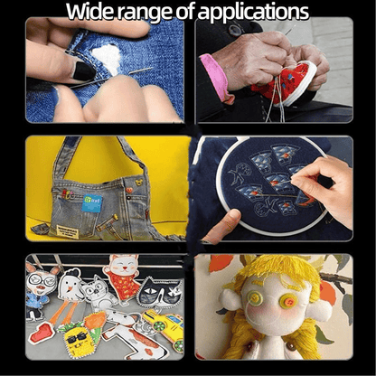 ULTIMATE Big-Eye Needle Set 34 PCS: Thread in Seconds, Craft with Joy! 🧵✨