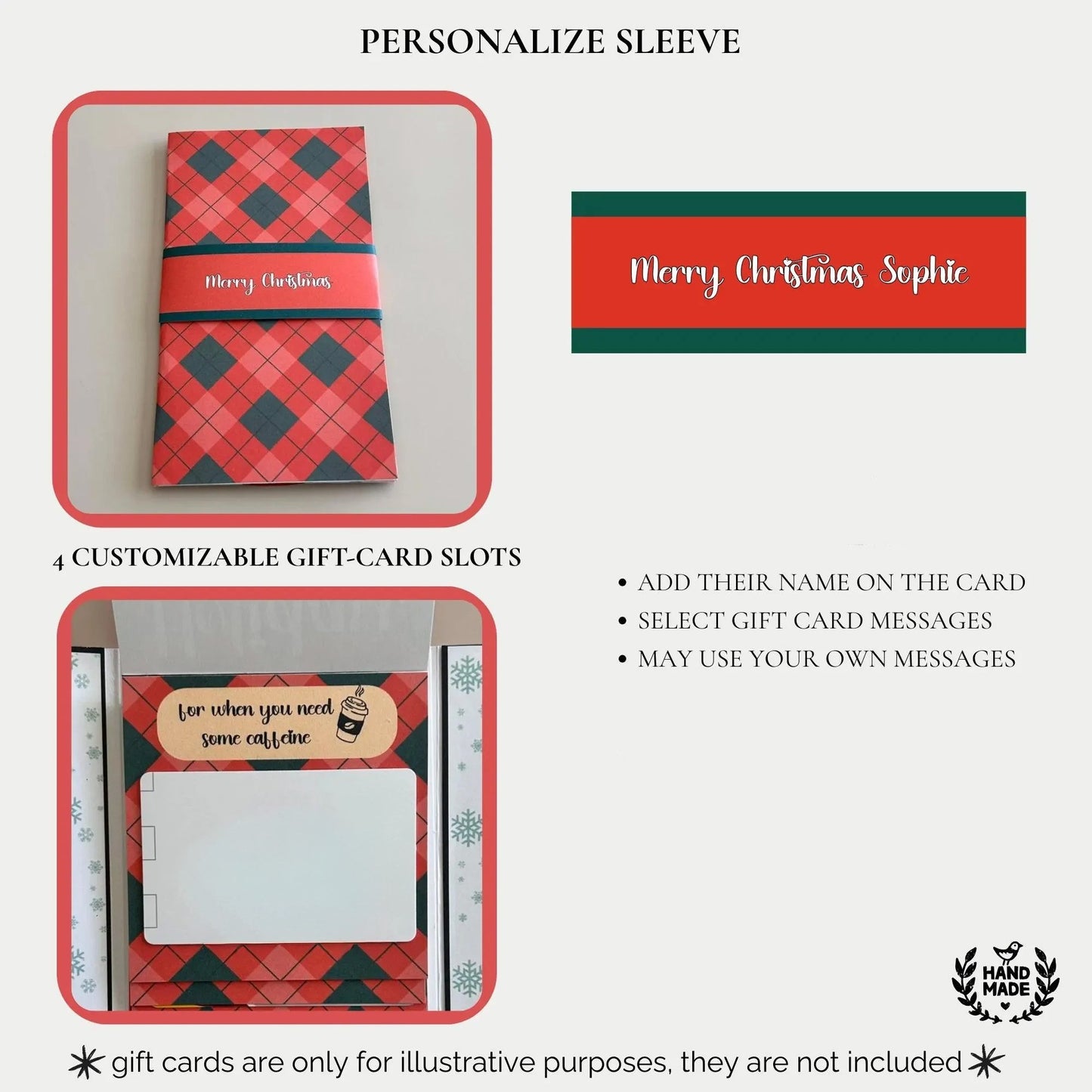 ⏰LAST DAY 50% OFF - 🎅✨Handmade Waterfall Christmas Gift Card Booklet♻️Free PDF Included!