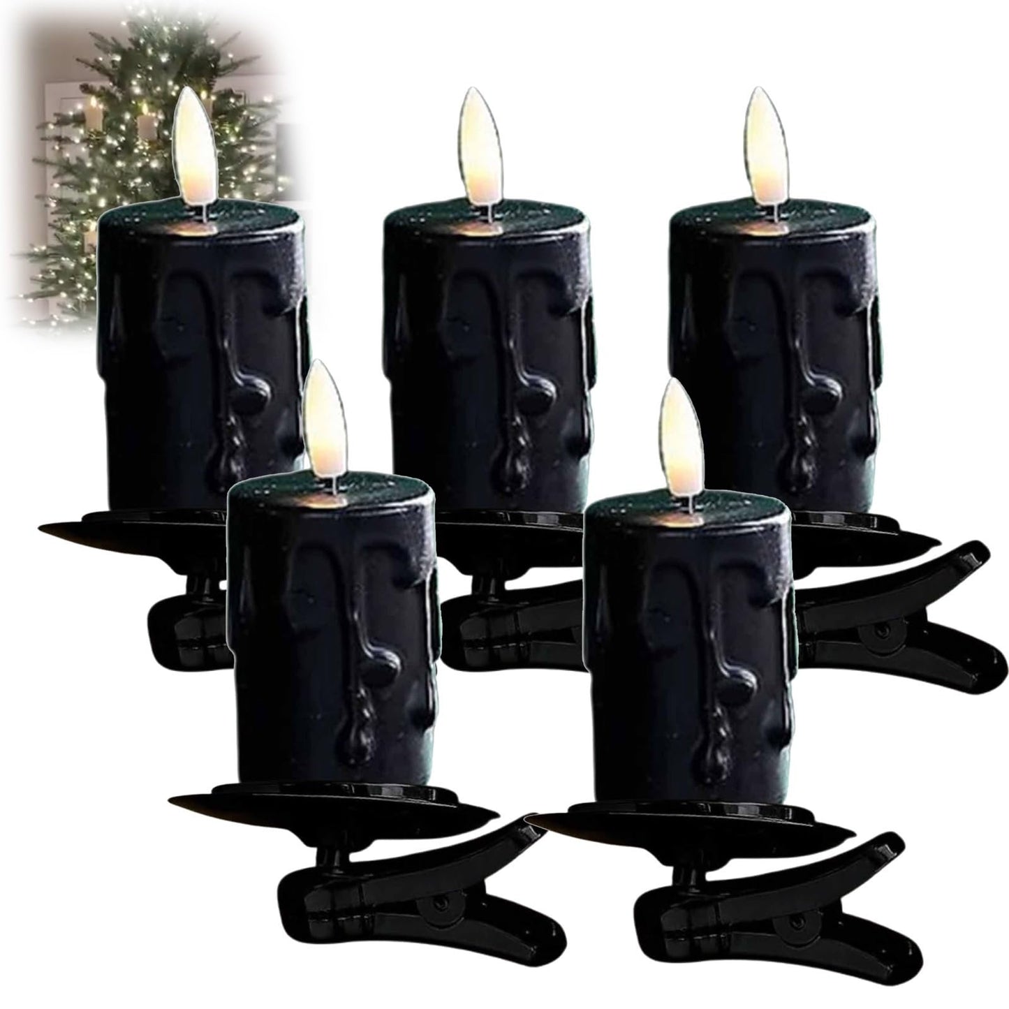 ✨Flameless Clip-On Christmas Tree Candles
