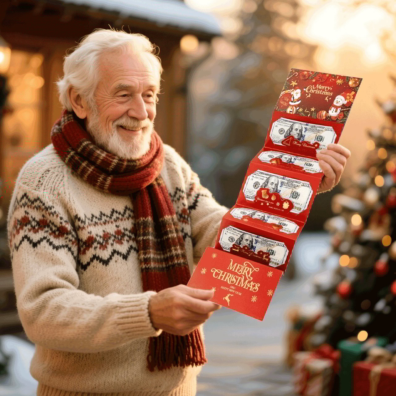 🎄Christmas Sales 49% OFF-🎅💸Christmas Cash Gift Envelope– A creative way to give cash this Christmas!