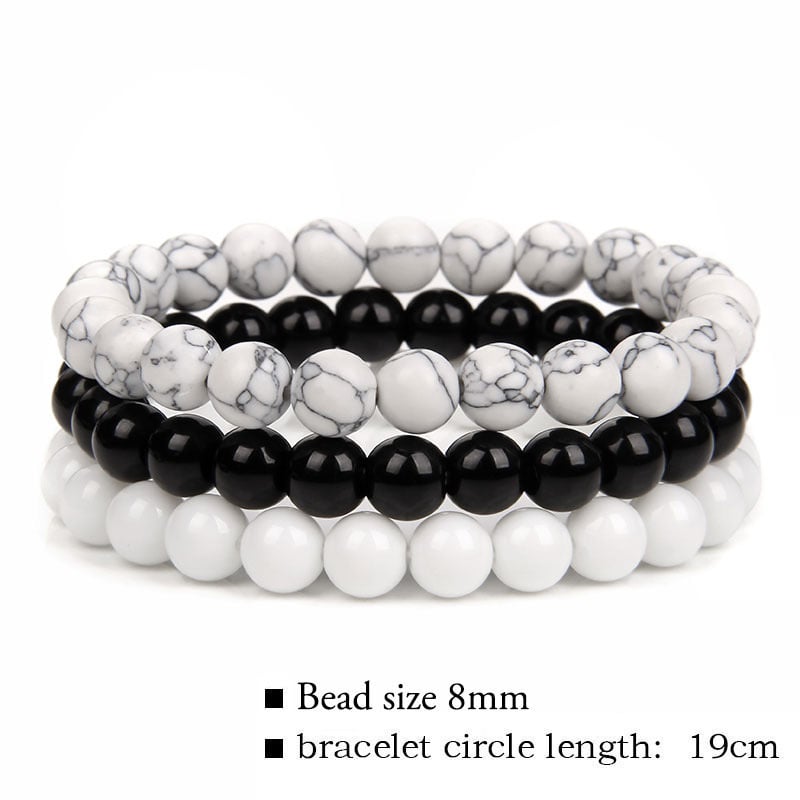 🔥Triple Protection Bracelet Set – 8mm| Almost Gone⚡