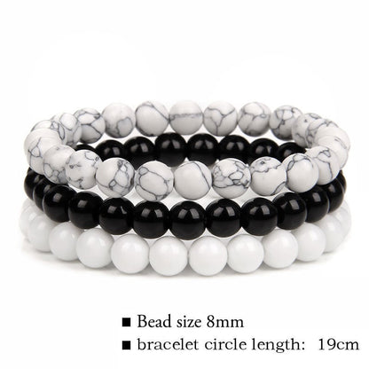🔥Triple Protection Bracelet Set – 8mm| Almost Gone⚡