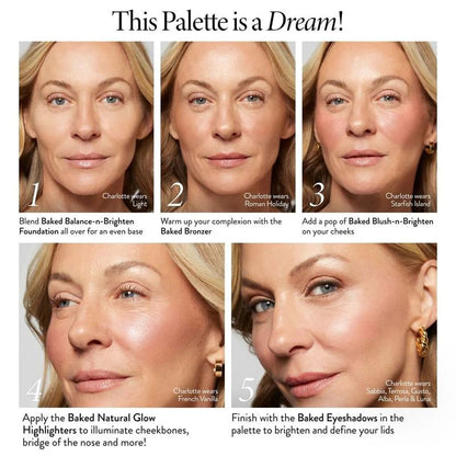 🔥Last Day 49% OFF🔥Baked Starter Kit - Tuscan Dreams includes Baked Multicolor Eyeshadow Palette