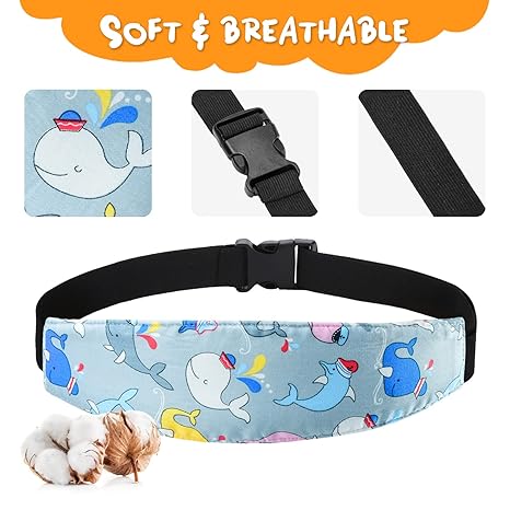 🔥Last Day! 49% OFF 🎉 Cozy & Secure for Kids💕 Easy Car Seat Headrest