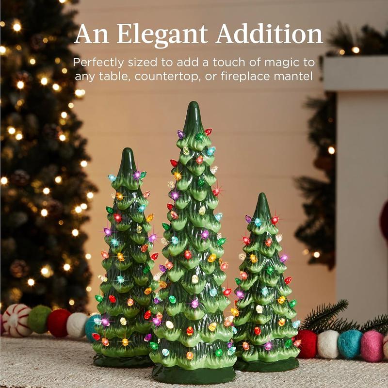 🏆Flash Sale⚡ 50K+ SOLD! Almost Gone-🎁🎄Retro Hand-Painted Tabletop Christmas Trees(⏰Limited Quantities Available)