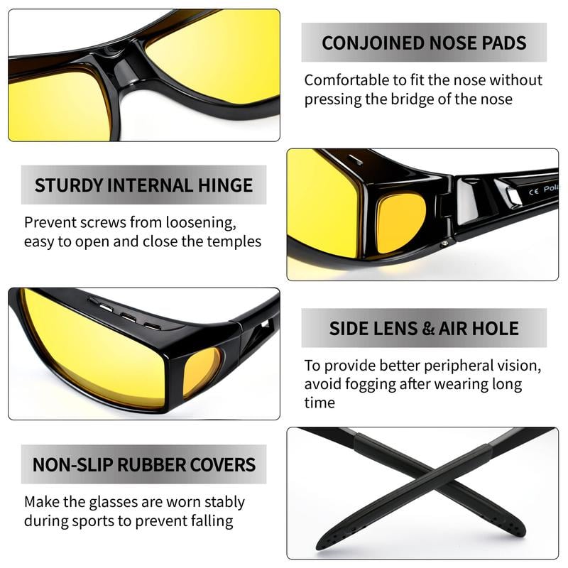 ✨This Week's Special Price $16.99🔥Night Vision Driving Glasses, Anti-glare Polarized