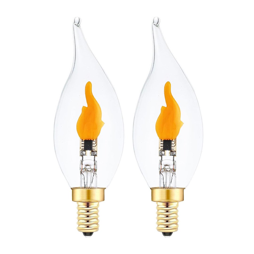 💡LED Flickering Flame Decoration Light Bulbs -Perfect Ambiance for Halloween Christmas
