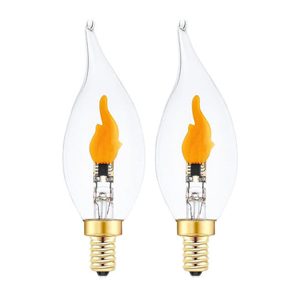 💡LED Flickering Flame Decoration Light Bulbs -Perfect Ambiance for Halloween Christmas