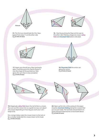 😻✨Easy DIY Paper Cats Kit | Guided Lines & Instructions Included 🎁Buy More Save More