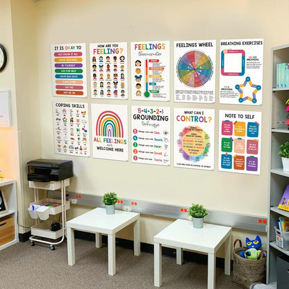 🔥Last Day 49% OFF❤️12 Pcs Calming Corner Posters