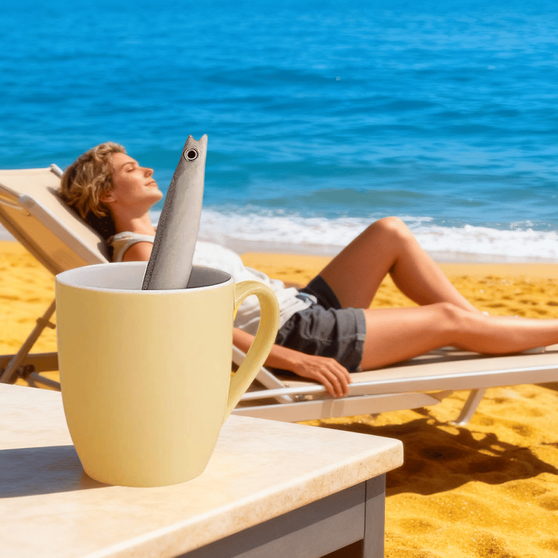 🎁LAST DAY 49% OFF-🤣Ceramic Fish Straw🐟| Your drink has never been this fun!🥤