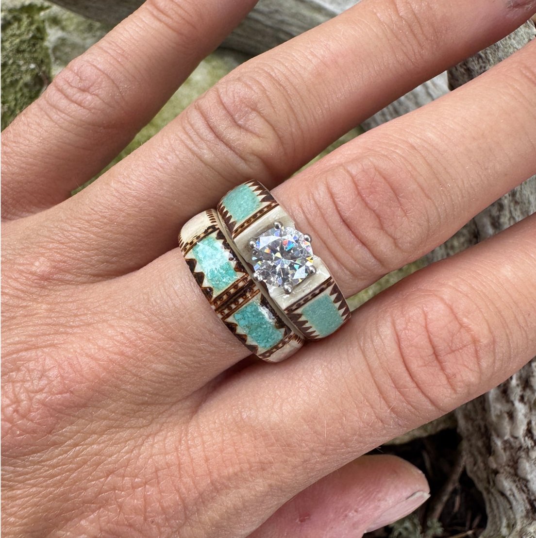 🔥LAST DAY 49% OFF--💍Hand Carved Antler Ring