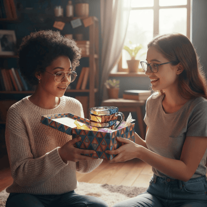 Artisan Stained Glass Book Stack Mug - Handcrafted Elegance Meets Your Favorite Reading Ritual📚