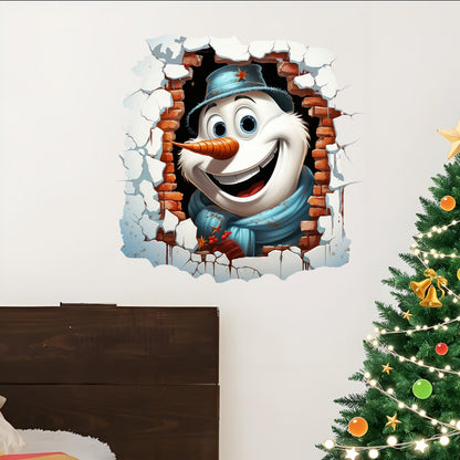 🎄"Santa's Breaking In!"🎅Christmas Creative Wall Sticker - Perfect Size For Every Christmas Corner!🎁