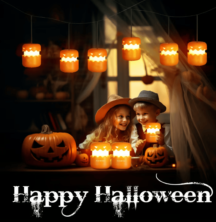 🏆Limited Sale⚡Almost Gone-💥🎃 Halloween Pumpkin Camping Lantern