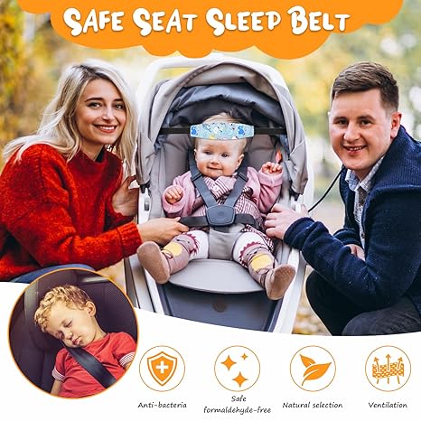 🔥Last Day! 49% OFF 🎉 Cozy & Secure for Kids💕 Easy Car Seat Headrest