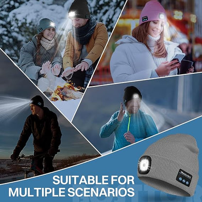 🎄Christmas Sales 49% OFF-LED Bluetooth Beanie