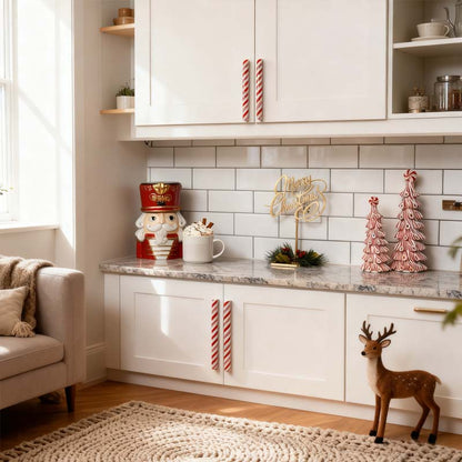 [Copy]🎄Early Christmas Sale-Festive Red Peppermint Stick Cabinet Handlez(Set of 2)