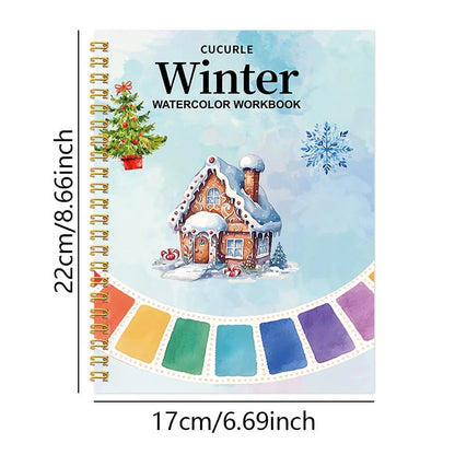 🔥LAST DAY ONLY 49% OFF🔥🖼️Beginner-Friendly💕Watercolor Workbook💐Create Art Everyone Loves!