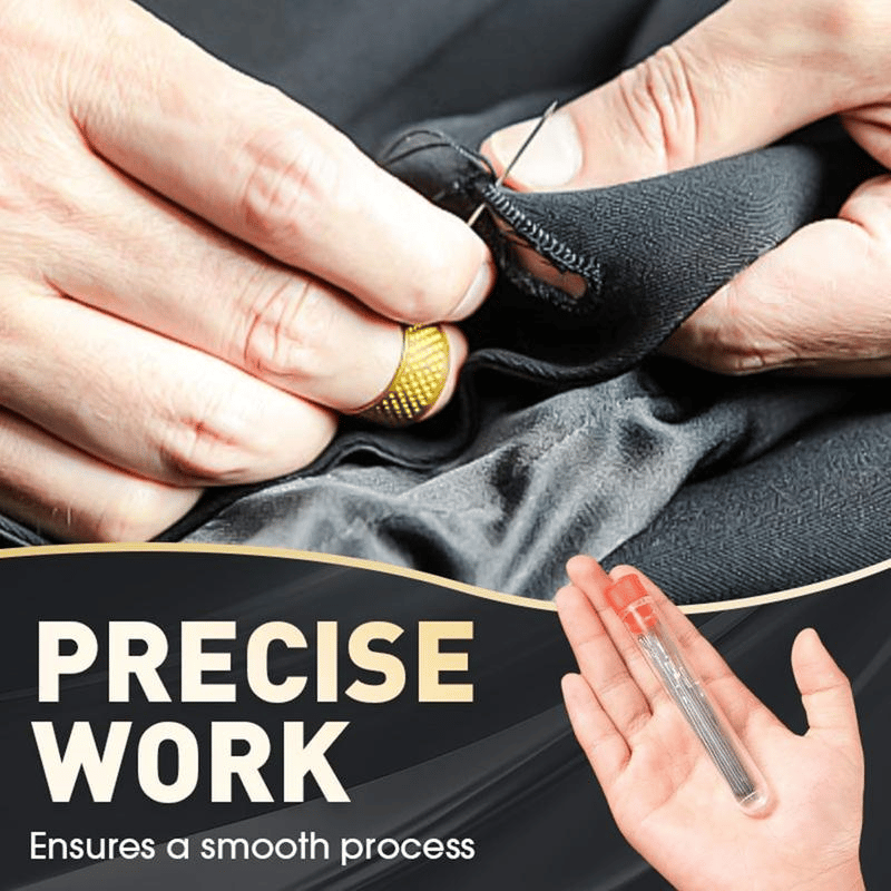 ULTIMATE Big-Eye Needle Set 34 PCS: Thread in Seconds, Craft with Joy! 🧵✨