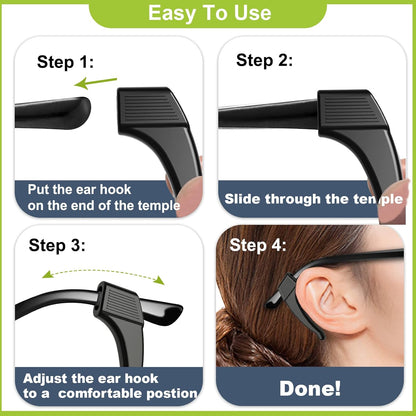 🔥Last Day 49% OFF✨Anti-Slip Eyeglass Ear Grips Hook