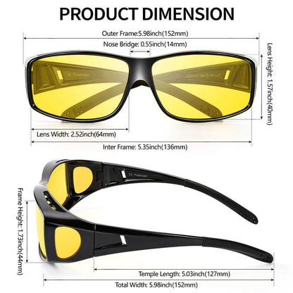✨This Week's Special Price $16.99🔥Night Vision Driving Glasses, Anti-glare Polarized