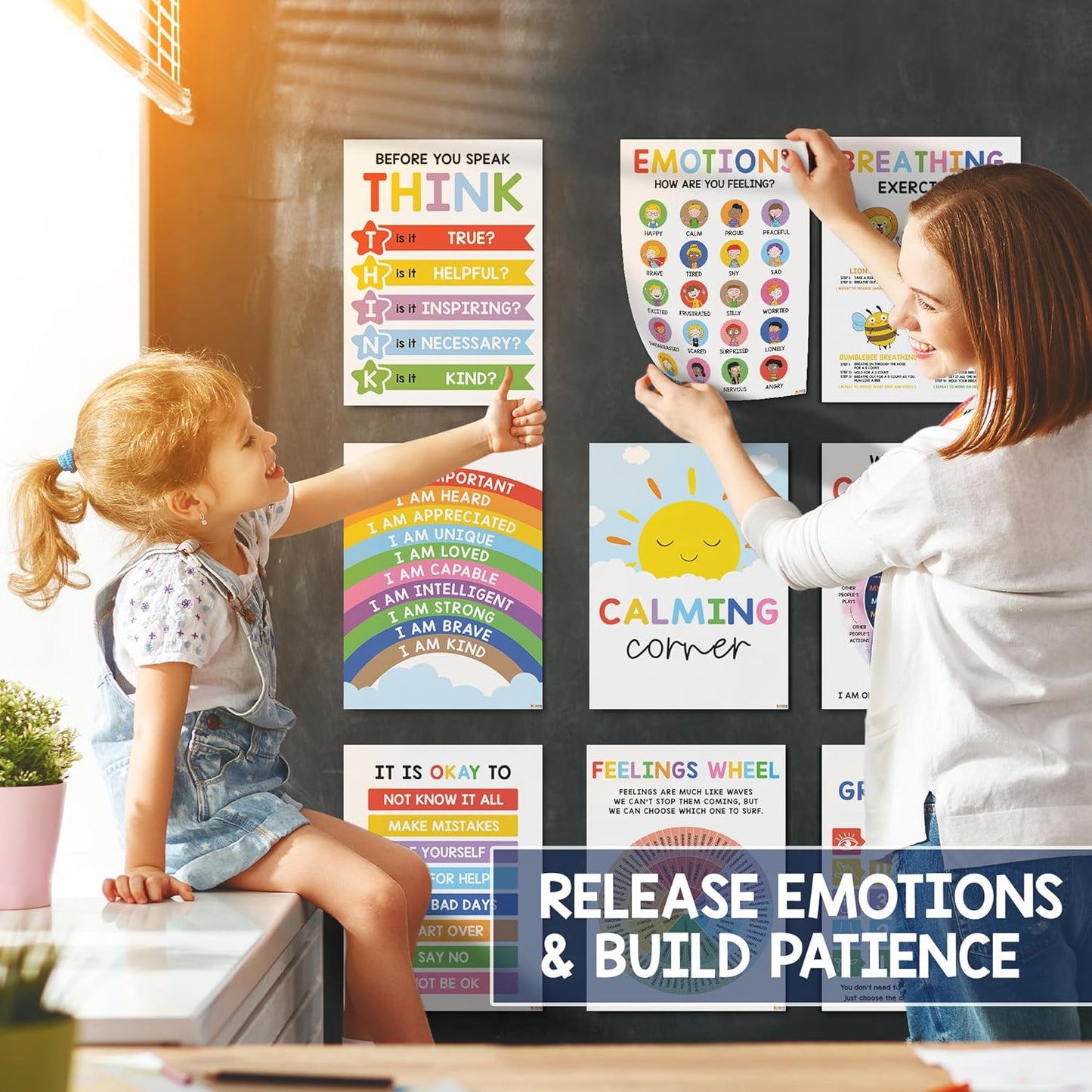 🔥Last Day 49% OFF❤️12 Pcs Calming Corner Posters