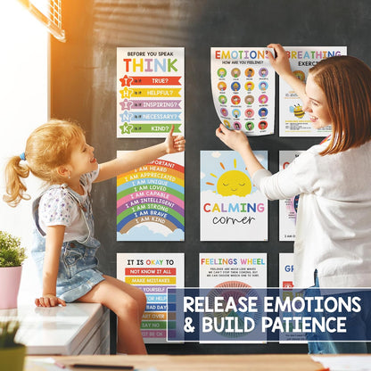 🔥Last Day 49% OFF❤️12 Pcs Calming Corner Posters