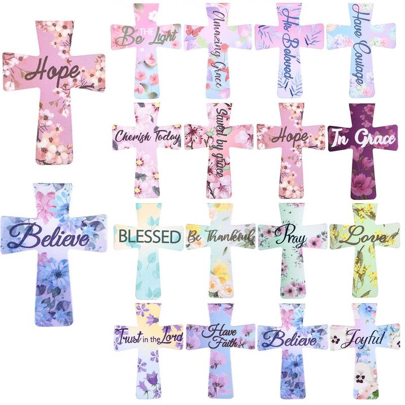 🔥LAST DAY BUY 3 GET 1 FREE📖12 Pcs Magnetic Cross Bookmarks Gifts for Bible Study, Readers, Teachers, Students🌸✝️