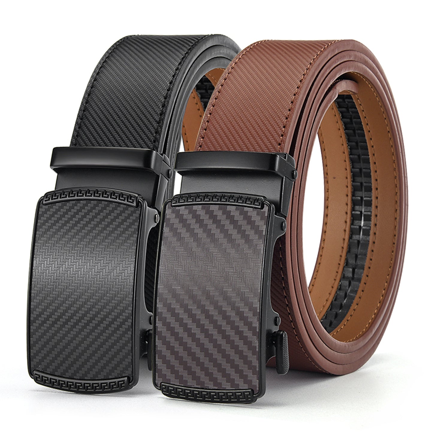 🔥LAST DAY 49% OFF - Leather Ratchet Belt With Adjustable Buckle
