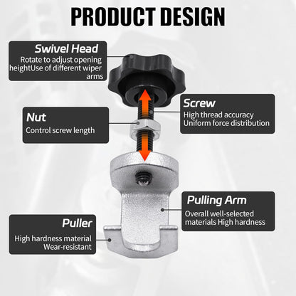 🔥Last Day 49% OFF - 🚗Car Wiper Arm Removal Tool