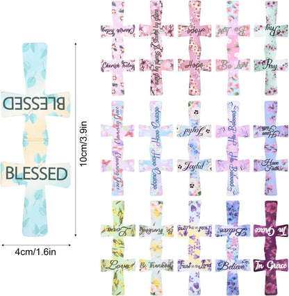 📖16 Pcs Magnetic Cross Bookmarks Gifts for Bible Study, Readers, Teachers, Students🌸✝️