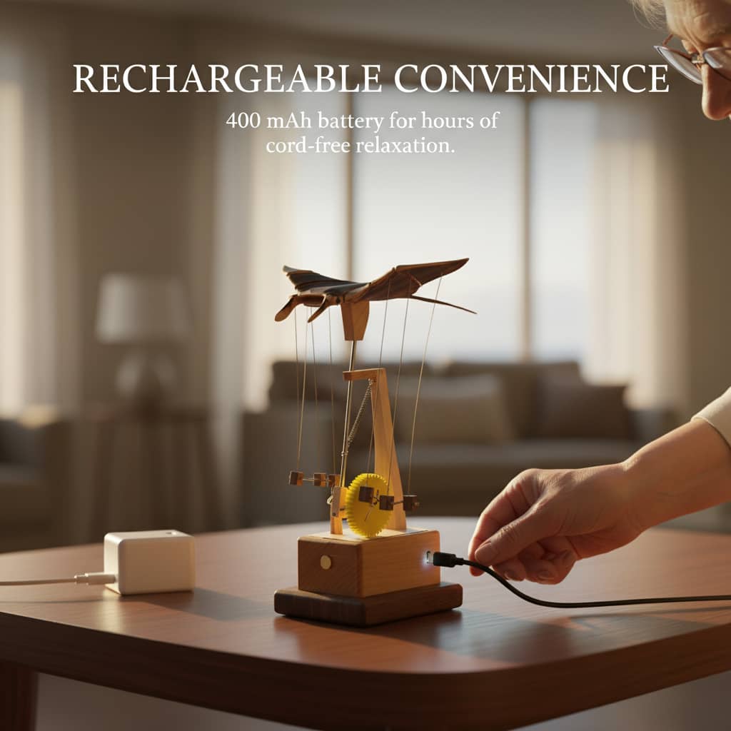 🔥LAST DAY 49% OFF( FREE SHIPPING )🎁Handcrafted Wooden Manta Ray Automaton