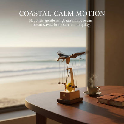 🔥LAST DAY 49% OFF( FREE SHIPPING )🎁Handcrafted Wooden Manta Ray Automaton