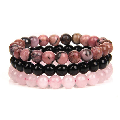 🔥Triple Protection Bracelet Set – 8mm| Almost Gone⚡