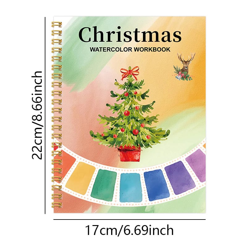 🔥LAST DAY ONLY 49% OFF🔥🖼️Beginner-Friendly💕Watercolor Workbook💐Create Art Everyone Loves!