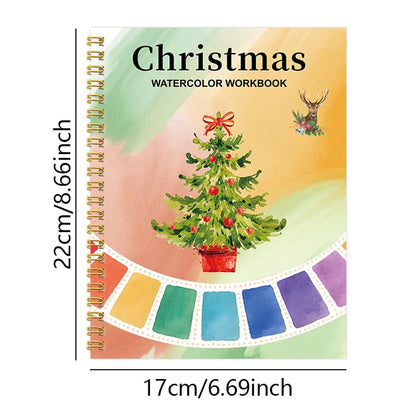 🔥LAST DAY ONLY 49% OFF🔥🖼️Beginner-Friendly💕Watercolor Workbook💐Create Art Everyone Loves!