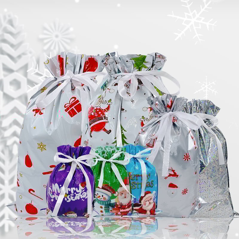 🔥LAST DAY BUY 1 GET 2 FREE🌲- MerryPouch Christmas Drawstring Gift Bags