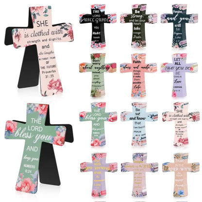 🔥LAST DAY BUY 3 GET 1 FREE📖12 Pcs Magnetic Cross Bookmarks Gifts for Bible Study, Readers, Teachers, Students🌸✝️